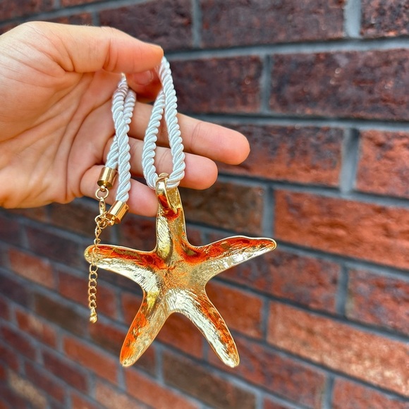 Zara Starfish Gold Necklace - Picture 8 of 8